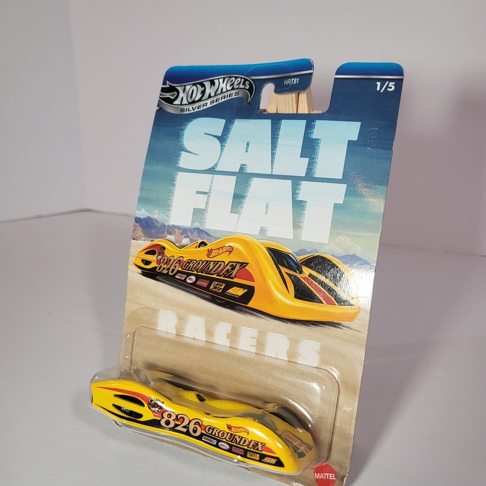 Hot Wheels Salt Flat 826 Ground FX 1/5‎ Yellow Diecast Car NIB